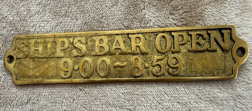 Vintage massives messing - massives,