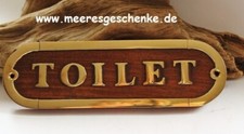 Türschild maritim  "TOILET"