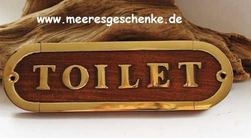 Türschild maritim toilet - türschild, "toilet"