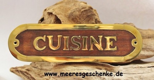 Türschild maritim cuisine - türschild, "cuisine