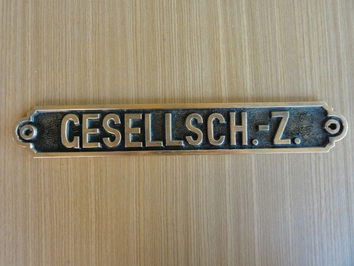 Gesellsch messing tür - messing,