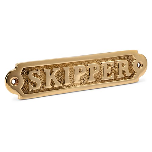 Maritimes türschild skipper - türschild,