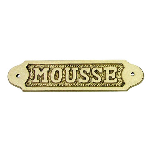 Türschild mousse türbeschlag - türschild,