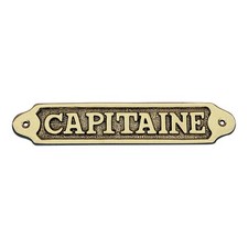 Türschild CAPITAINE