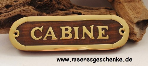 Türschild maritim cabine - ,