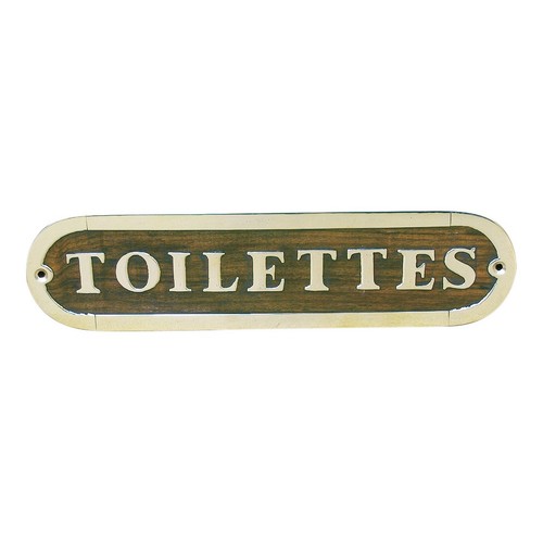 Türschild toilettes - türschild,