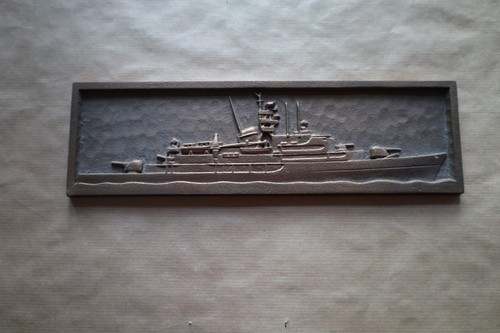 Messingschild kriegsschiff - messingschild,
