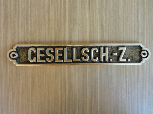 Gesellsch messing tür - messing,