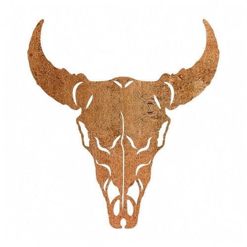 Metall bullenschädel offen - metall-bullenschädel,