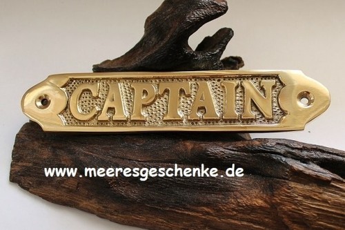 Türschild maritim captain - maritim, "captain"