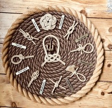 Seemannsknotenkunst 32 cm Rund