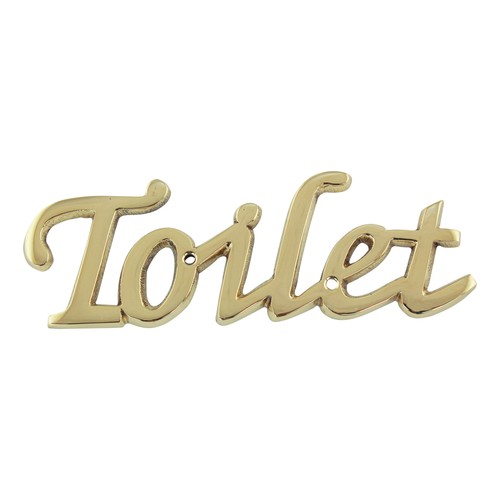 Türschild schrift toilet - türschild,