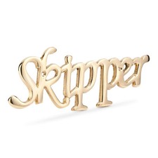 Maritimes Türschild Skipper